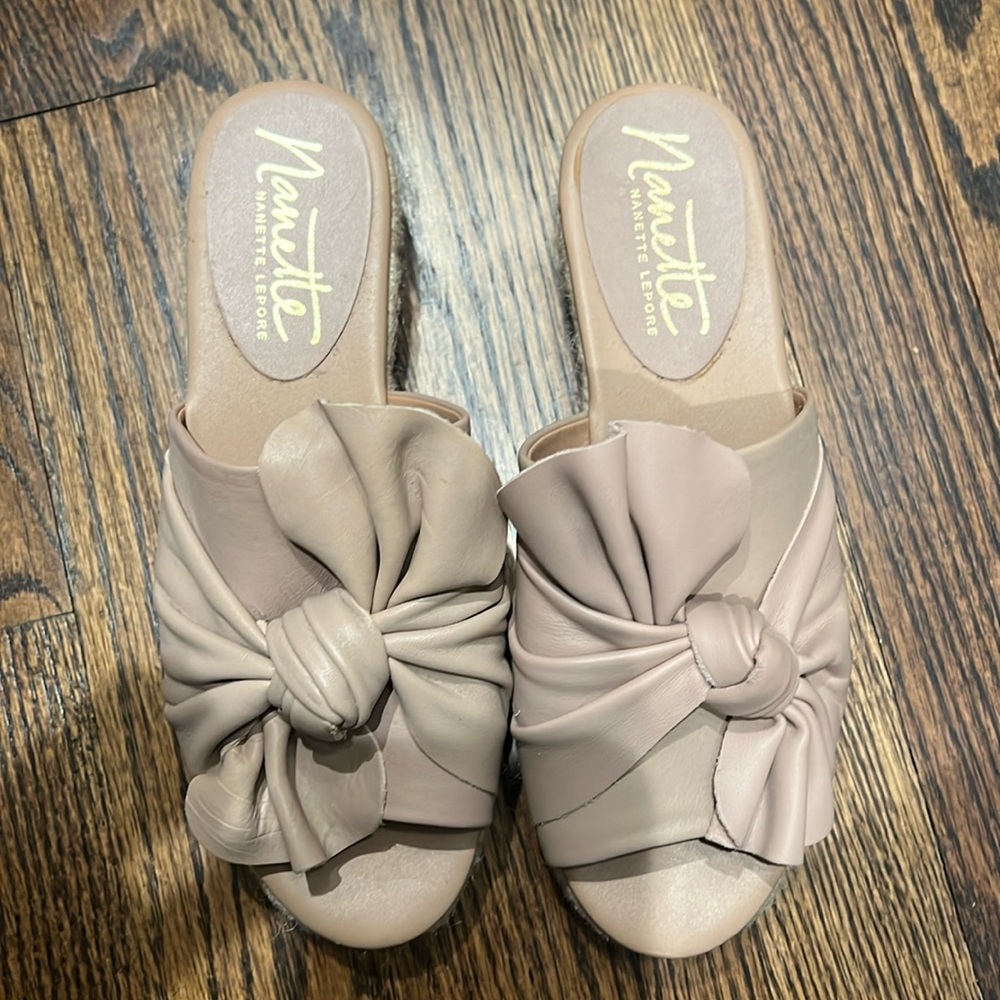 Nanette Lepore wedge sandals